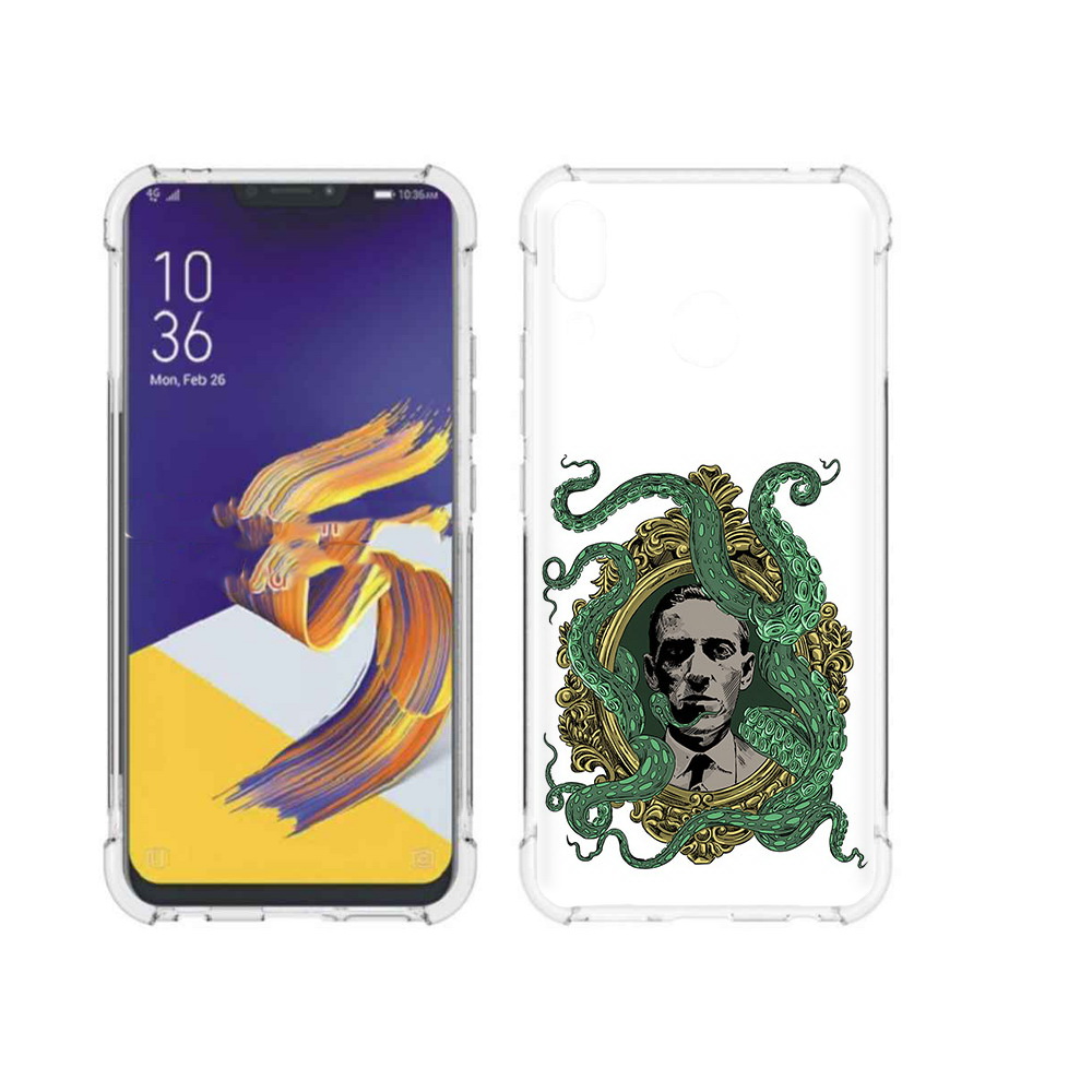 

Чехол MyPads Tocco для Asus ZenFone 5 портрет с кракеном, Прозрачный, Tocco