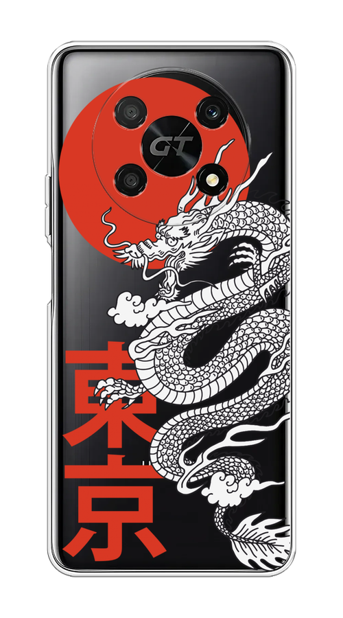 

Чехол на Honor X40 GT "Китайский дракон", Черный;красный;белый, 6120150-1