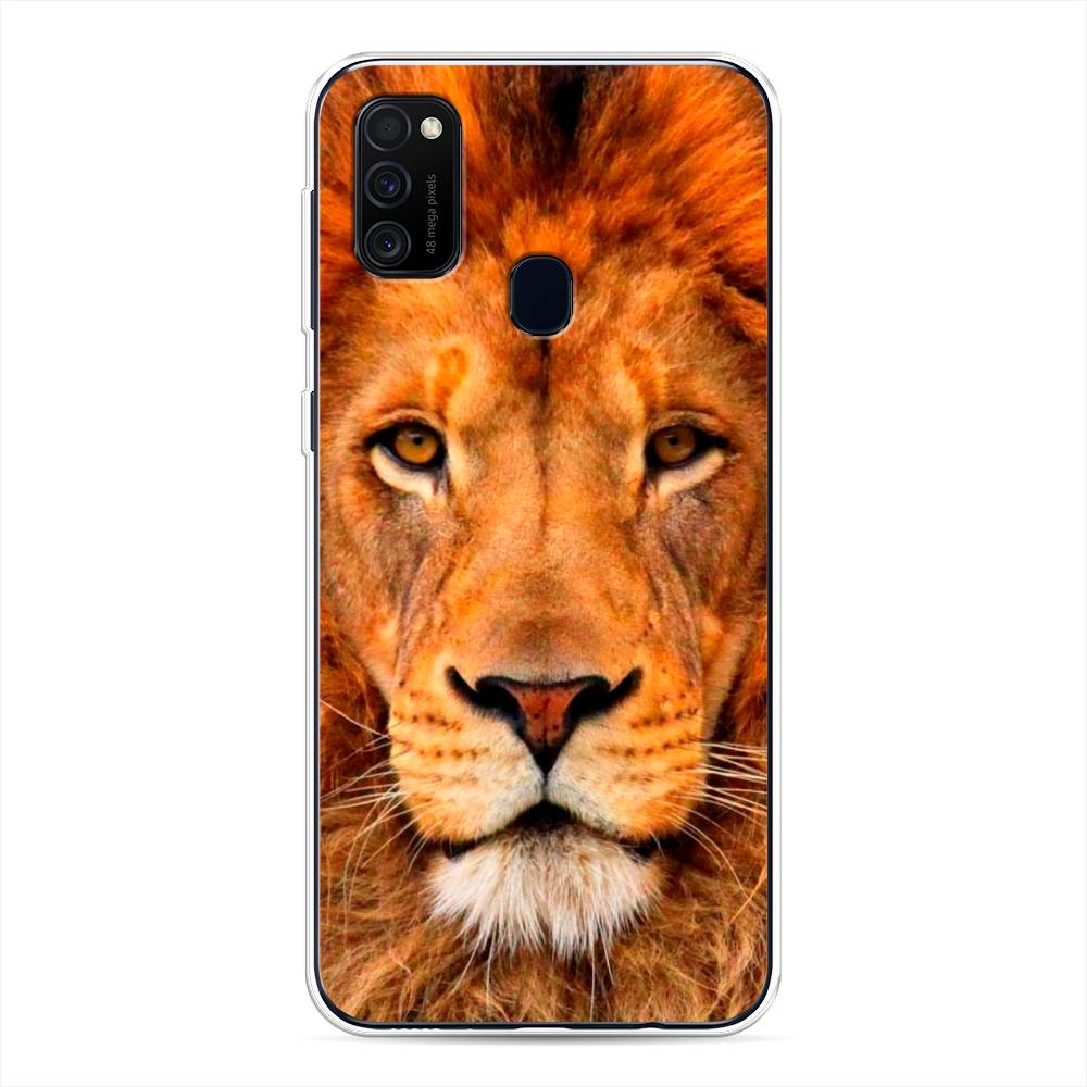 

Чехол для Samsung Galaxy M30s/M21 "Благородный лев", Оранжевый, 29850-1