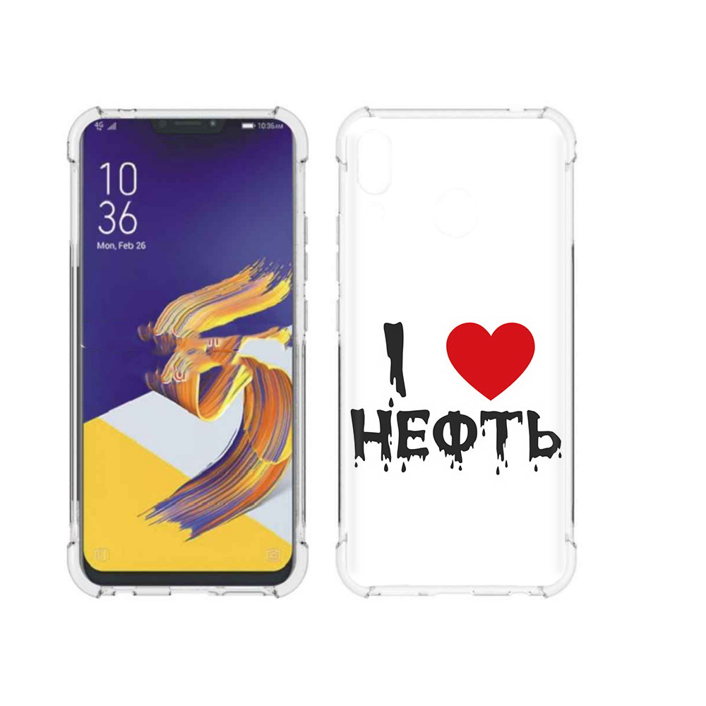

Чехол MyPads Tocco для Asus ZenFone 5 нефть, Прозрачный, Tocco
