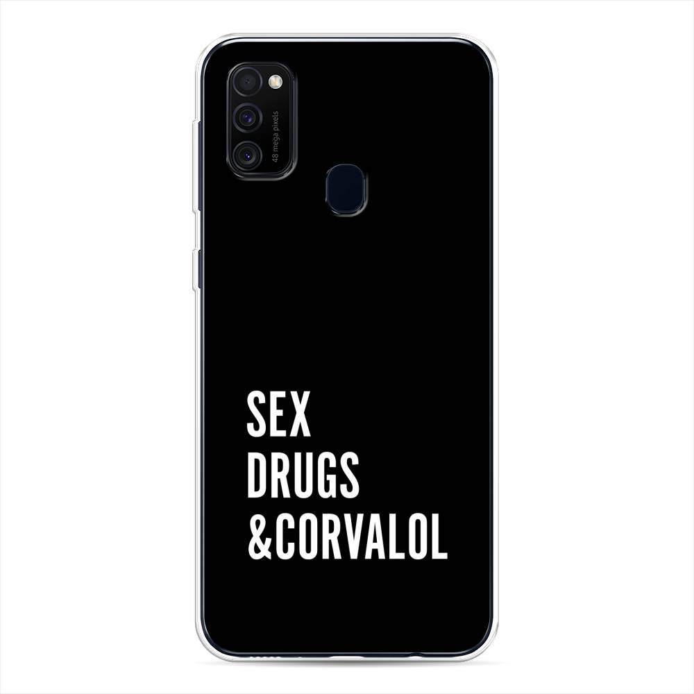 

Чехол для Samsung Galaxy M30s/M21 "Corvalol", Черный;серый;белый, 29850-6