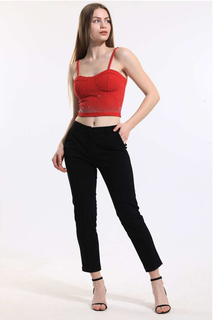 

Брюки женские Sense 134884 черные 46 RU (товары доставляются из-за рубежа), 134884