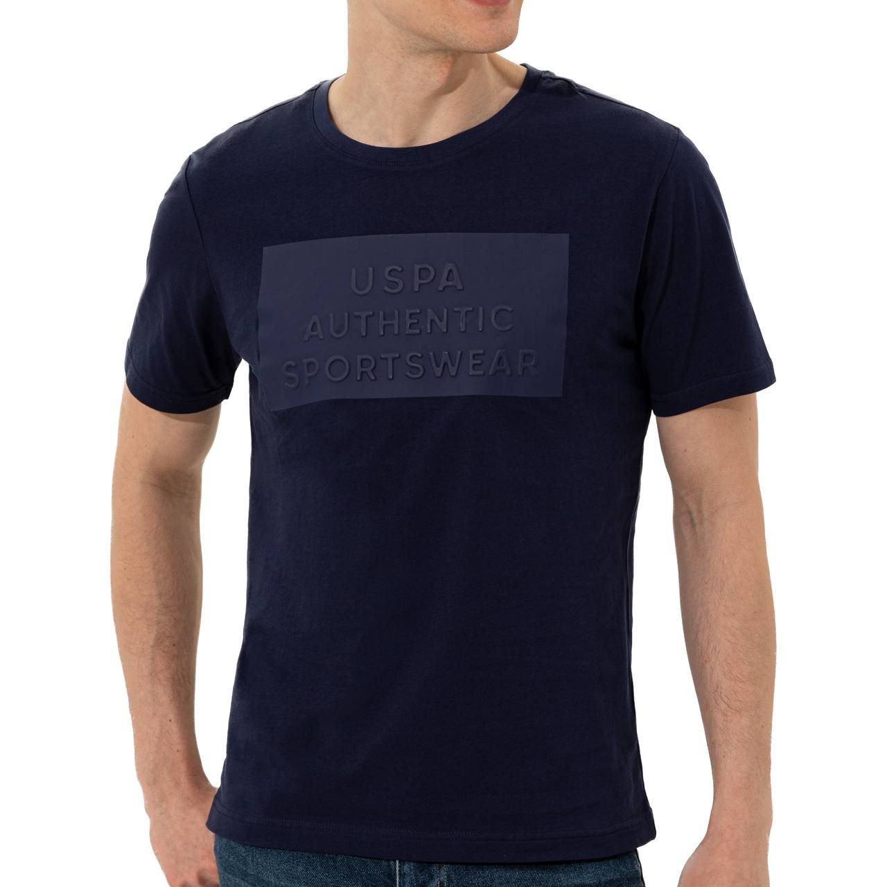 

Футболка мужская U.S. POLO Assn. g081sz0110copan синяя XL, Синий, g081sz0110copan