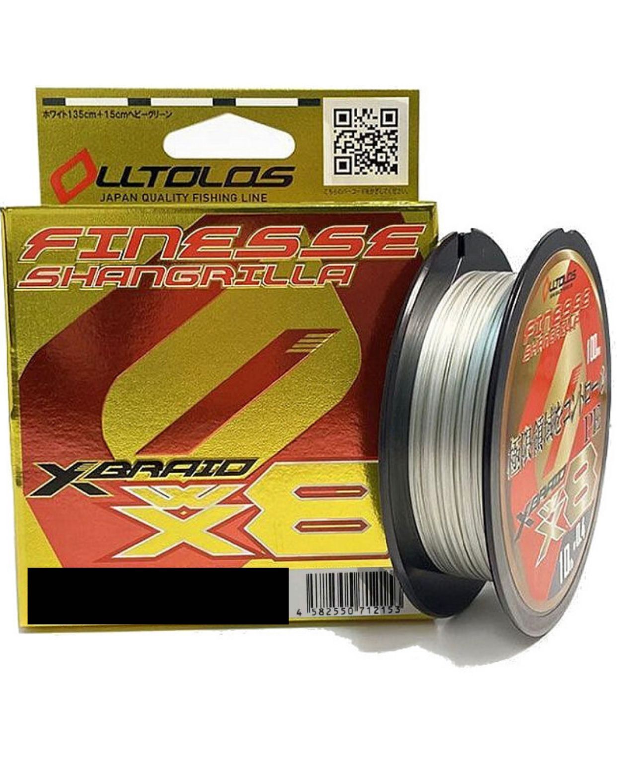 

Шнур плетеный YGK X-BRAID OLLTLOS PEWX8 finesse SR 100m #0,6 /14lb, Белый, X-Braid Olltlos PEWX8 Finesse SR