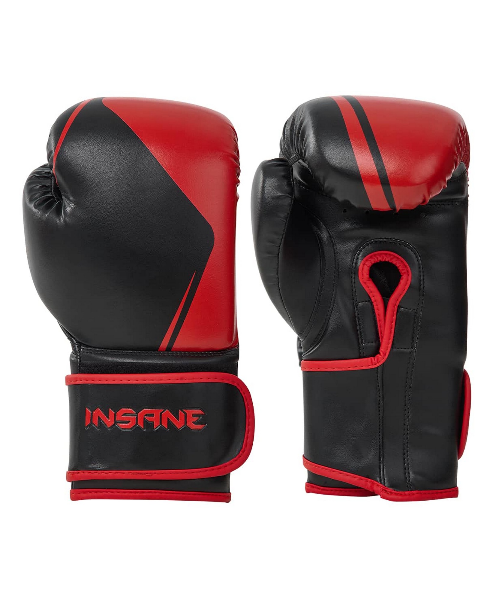 Перчатки боксерские Insane Montu ПУ 12oz, красный