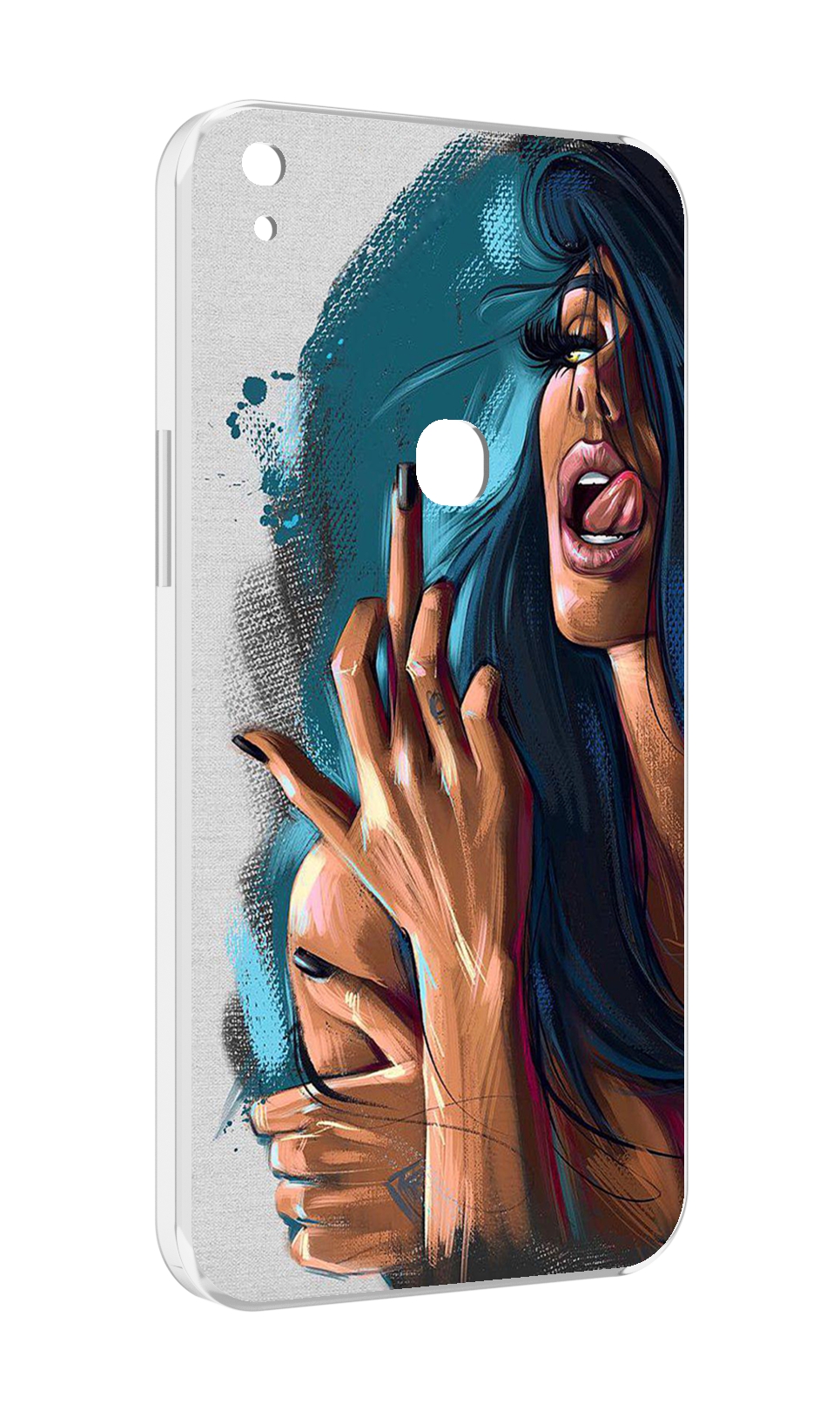 

Чехол MyPads Девушка-нарисованная-дерзкая женский для Alcatel SHINE LITE 5080X 5.0, Прозрачный, Tocco