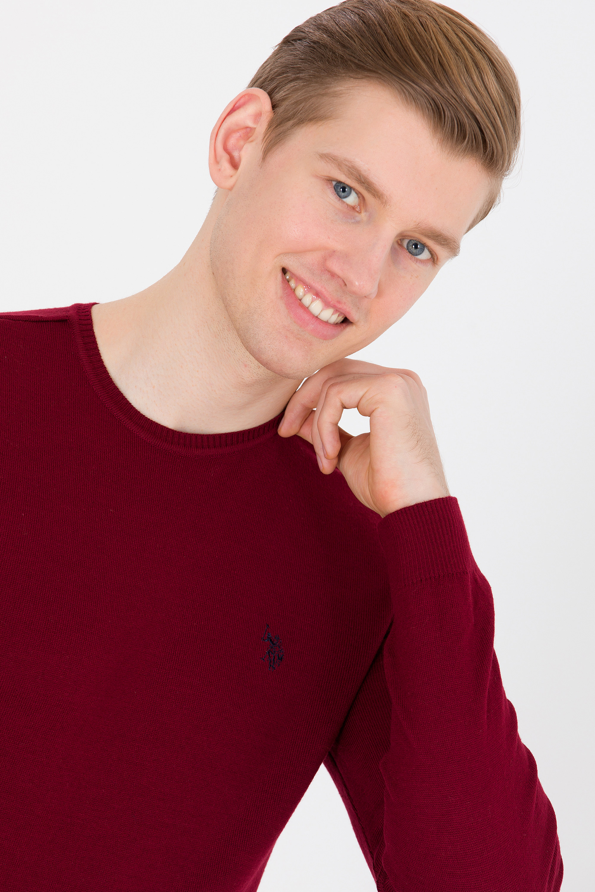 

Джемпер мужской U.S. POLO Assn. g081sz0tk0ernesto-sk22 бордовый M, g081sz0tk0ernesto-sk22