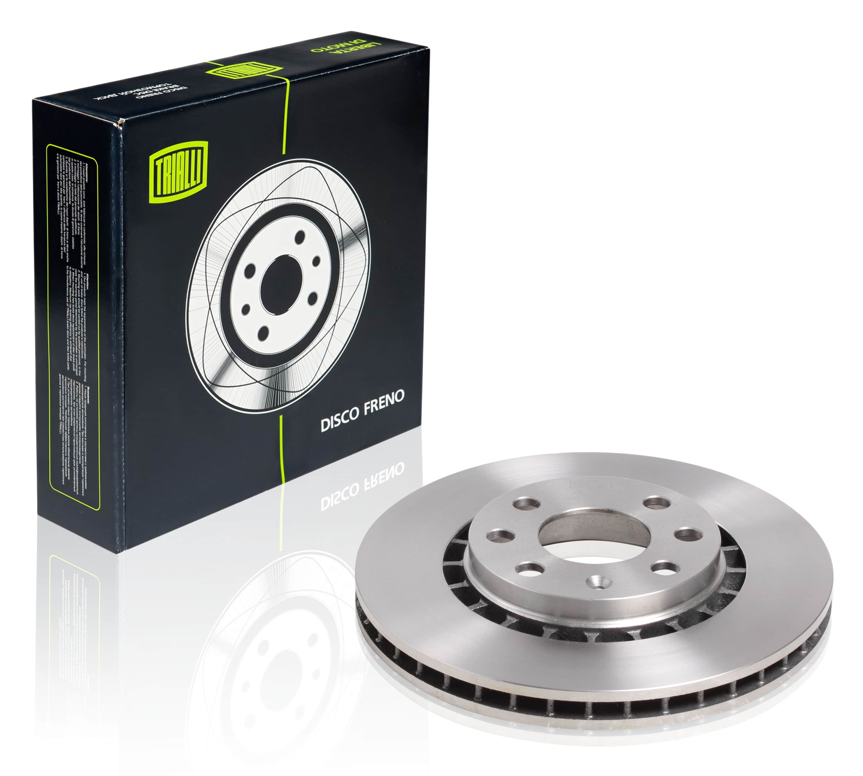 фото Диск тормозной передний nexia (95-)/lanos (05-) dohc d=256 r-14 trialli df 051102