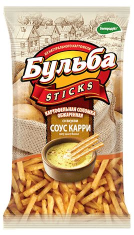 Чипсы картофельные Бульба Sticks соломка в ассортименте 75 г вкус по наличию 90₽