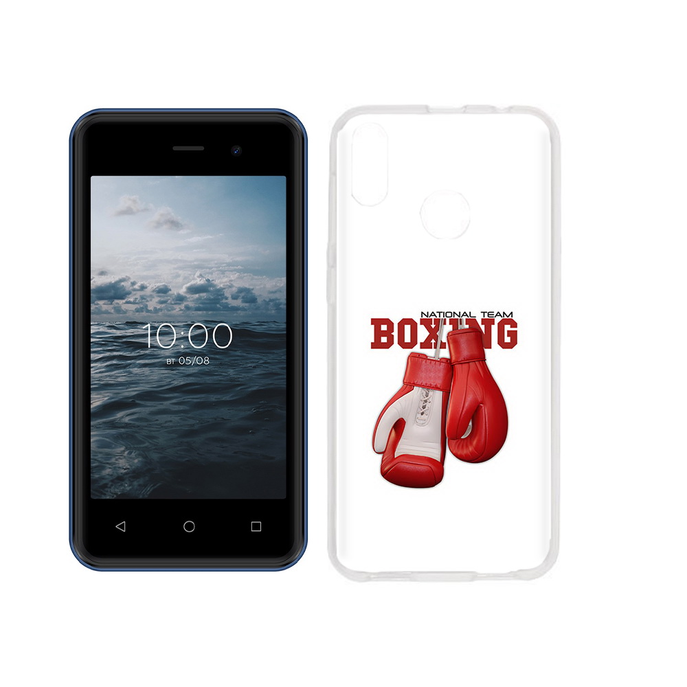 

Чехол MyPads Tocco для BQ 4030G Nice Mini боксерские перчатки, Прозрачный, Tocco