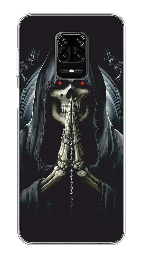 

Чехол на Xiaomi Redmi Note 9S/Note 9 Pro "Молитва", Серый, 37950-1