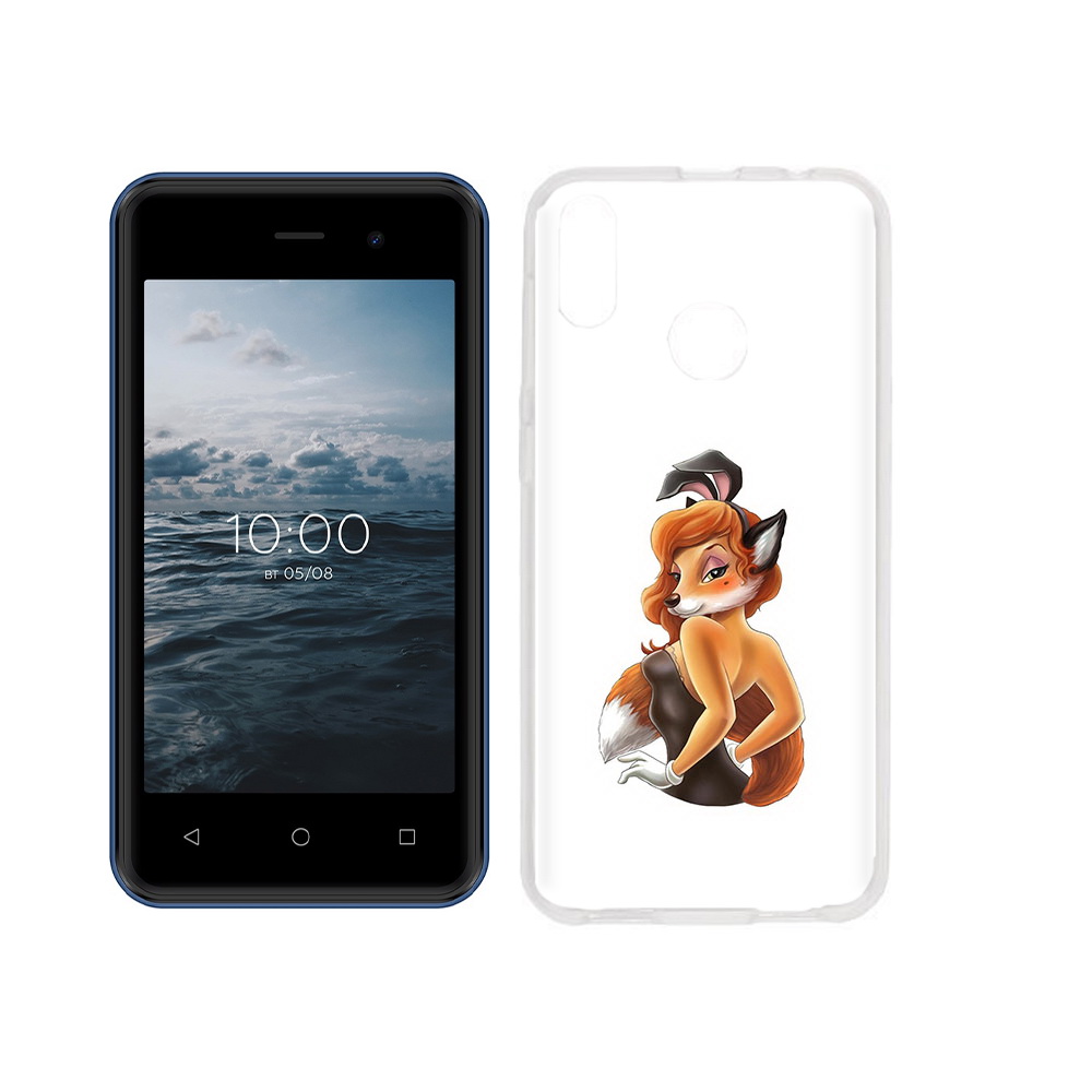 

Чехол MyPads Tocco для BQ 4030G Nice Mini баронесса, Прозрачный, Tocco