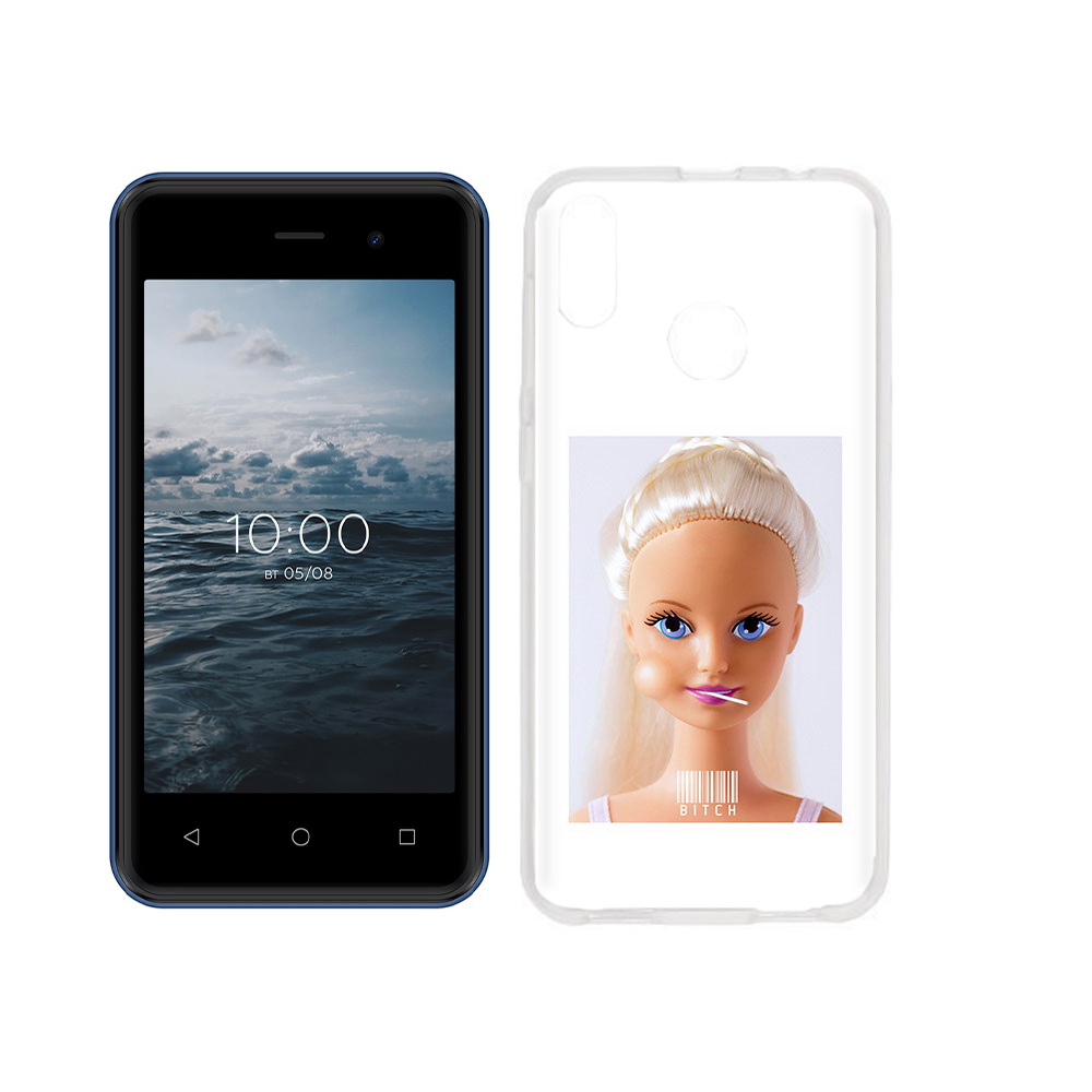 

Чехол MyPads Tocco для BQ 4030G Nice Mini барби, Прозрачный, Tocco