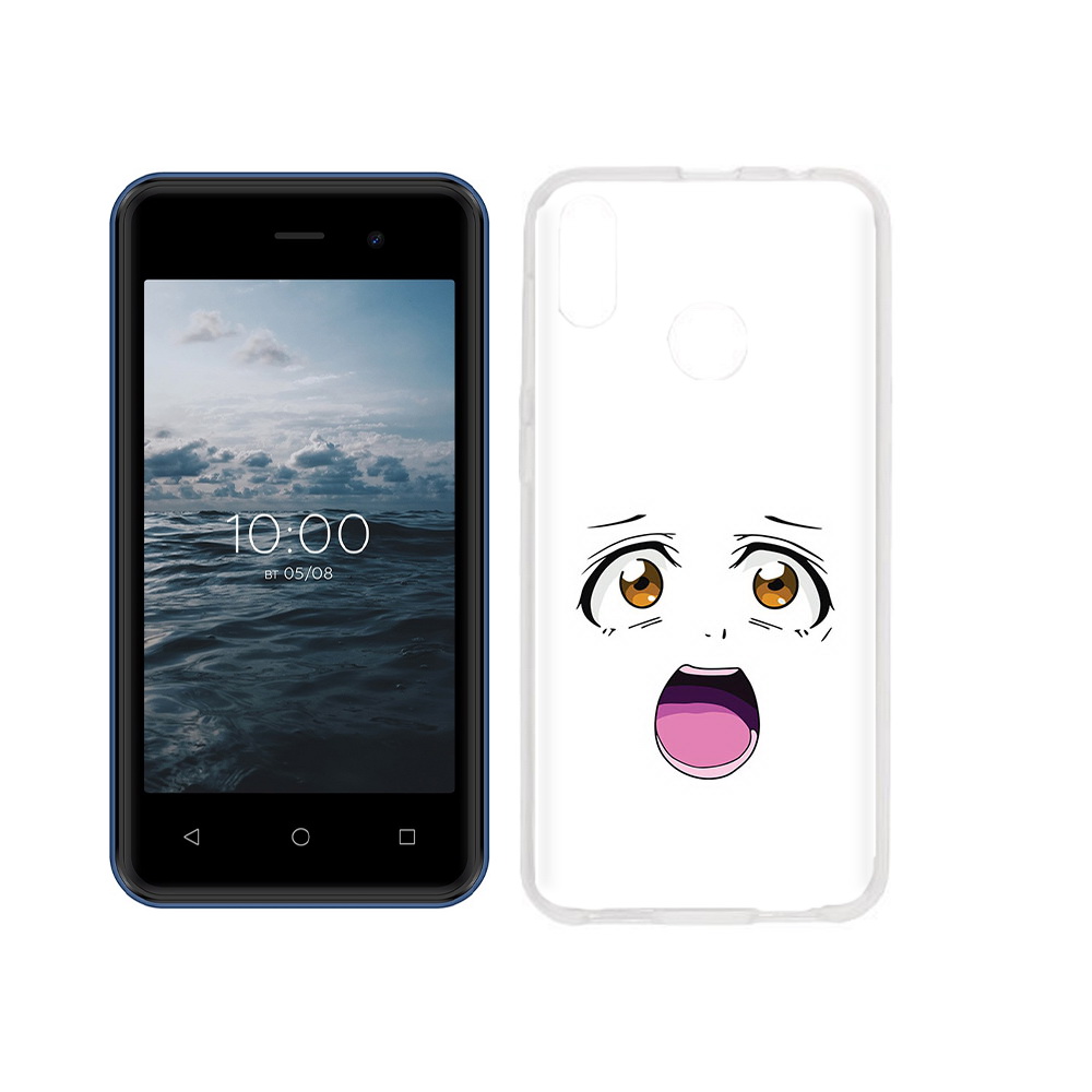 

Чехол MyPads Tocco для BQ 4030G Nice Mini аниме лицао, Прозрачный, Tocco