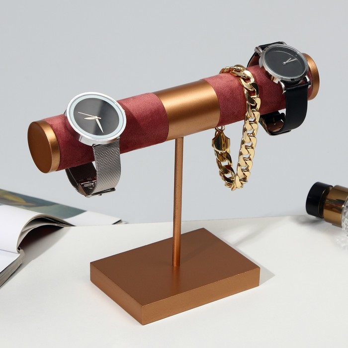 фото Подставка для часов, браслетов, d=3, 1510, цвет светло-розовый в золоте nobrand