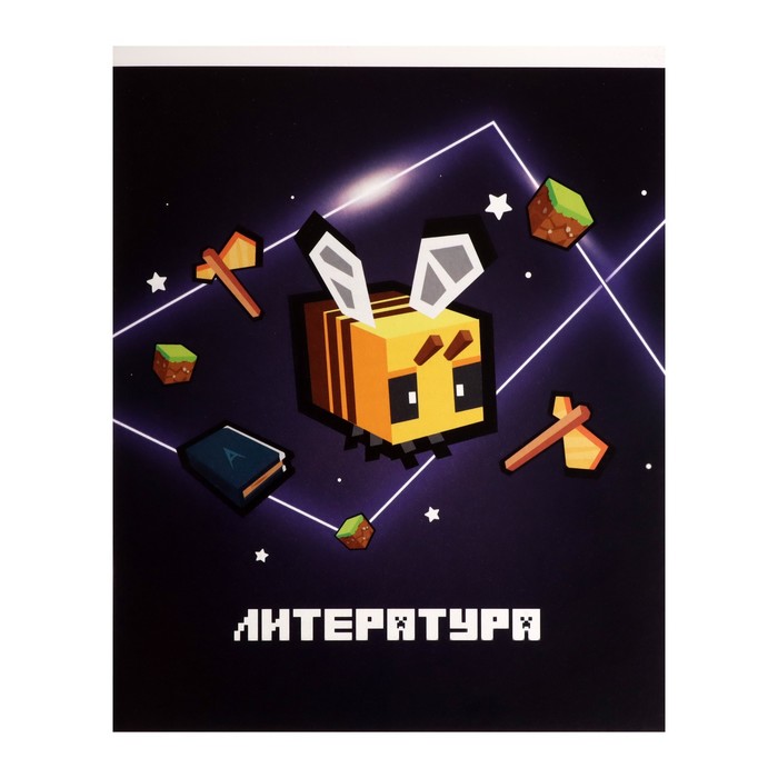 

Тетрадь предметная Calligrata Пиксели 36 листов в линейку Литература 4 шт