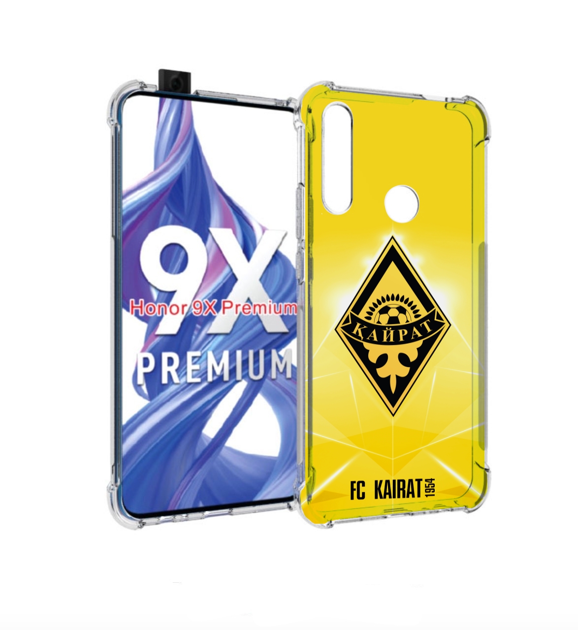 

Чехол бампер MyPads фк каират алматы для Honor 9X (STK-LX1)/Hua, Прозрачный, Tocco