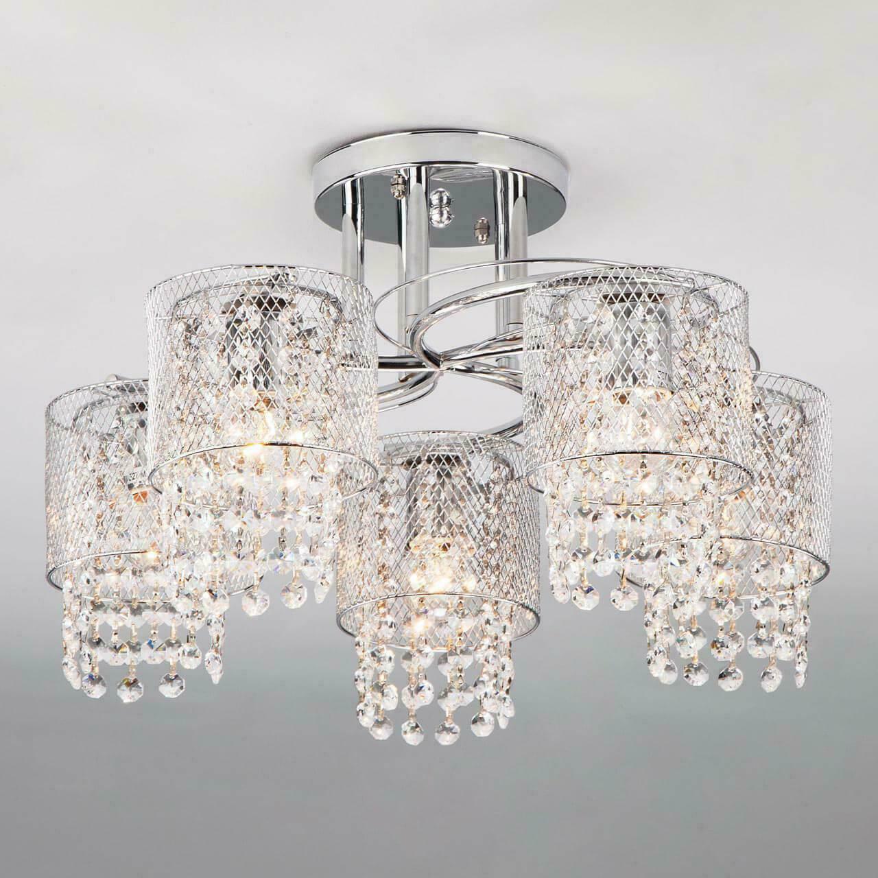 

Потолочный светильник Eurosvet 30137/5 хром Хром