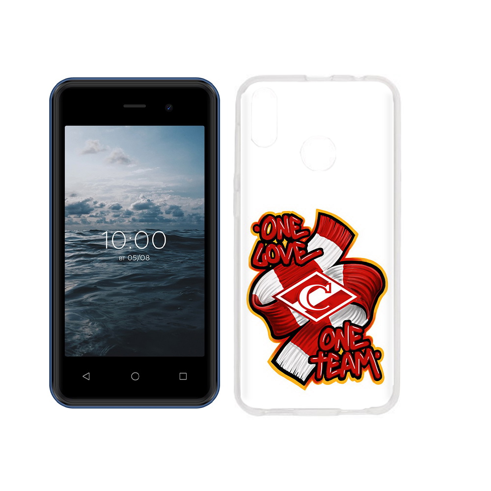 

Чехол MyPads Tocco для BQ 4030G Nice Mini ФК спарак 1 любовь, Прозрачный, Tocco