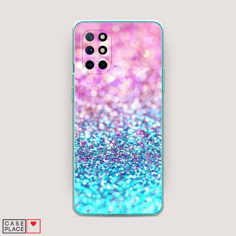 

Чехол Awog "Розово-голубые глиттеры рисунок" для OnePlus 8T