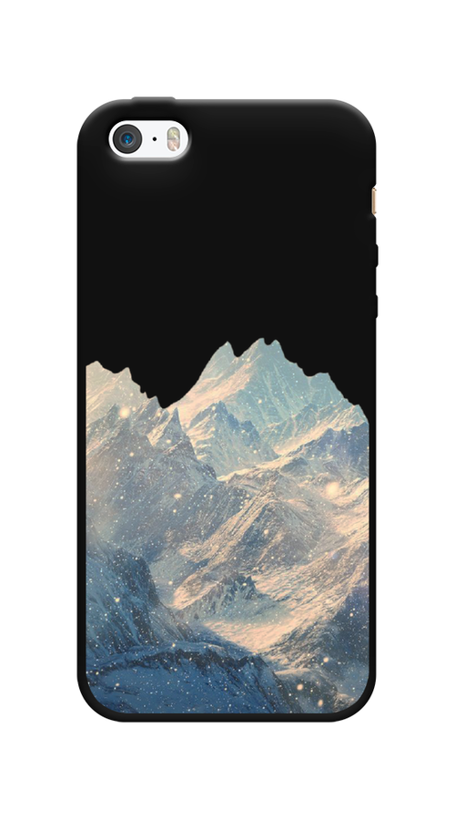 

Чехол Awog на Apple iPhone 5 / Айфон 5 "Горы арт 2", Разноцветный, 10352-1
