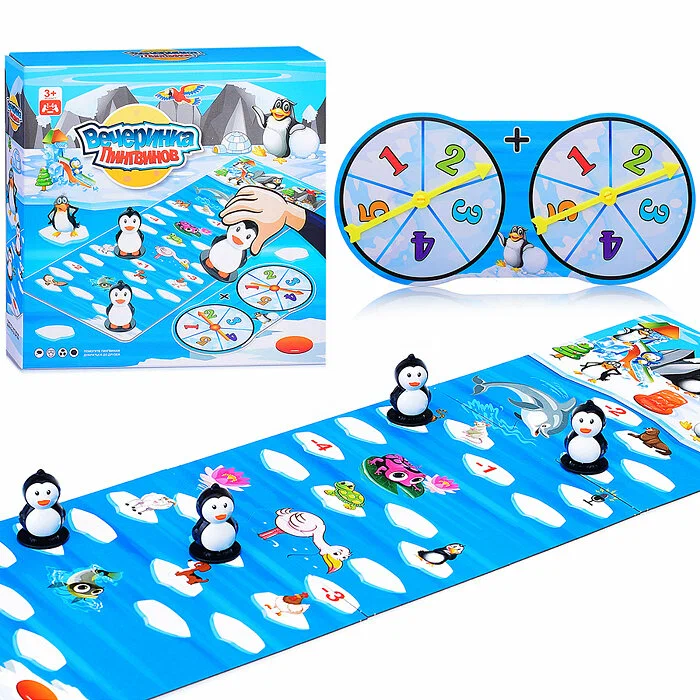 

Настольная игра 040 "Вечеринка у пингвинов" в коробке, Настольные игры