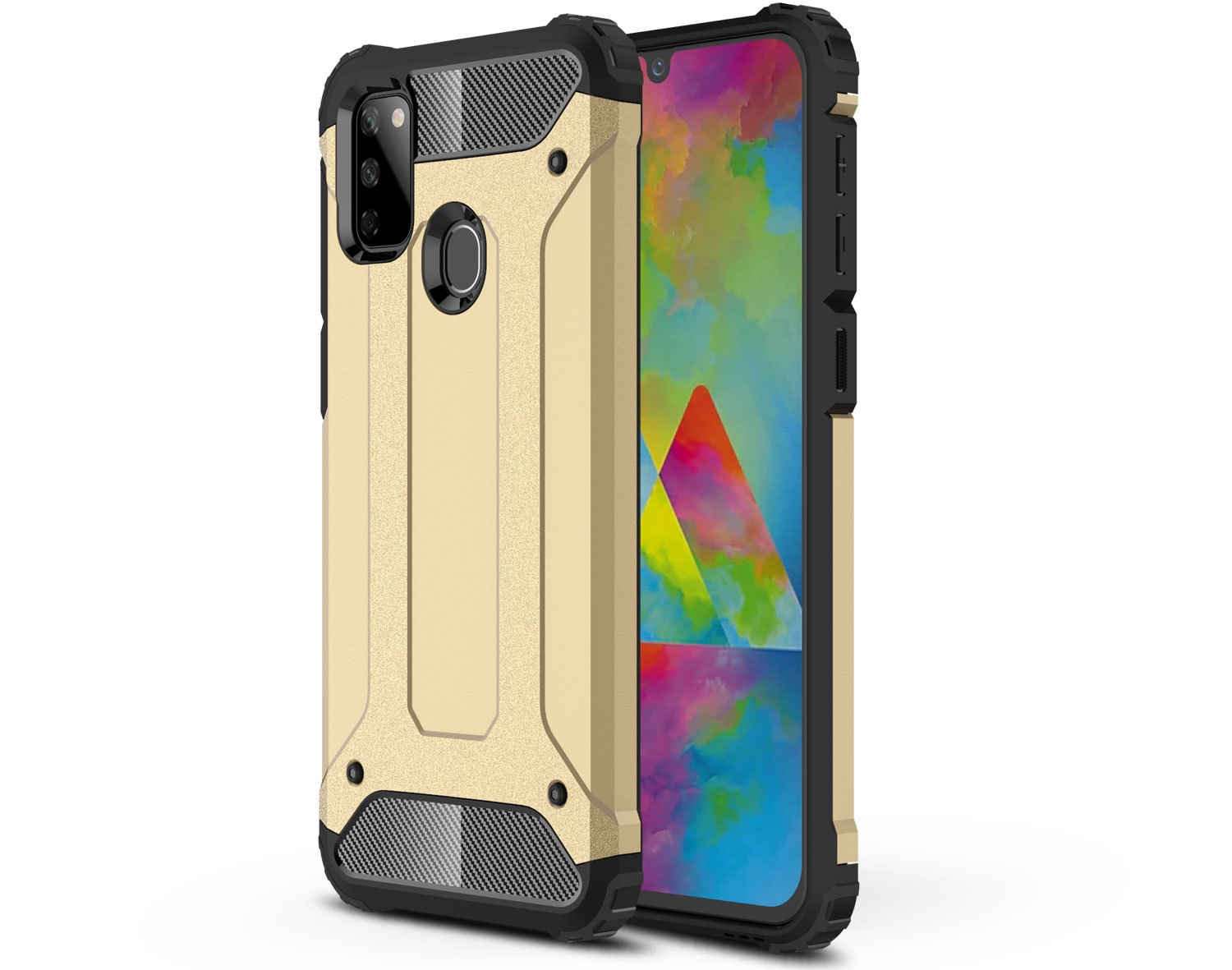 Чехол MyPads для Samsung Galaxy M30s / Samsung Galaxy M21 SM-M215 (2020) Gold (138521)