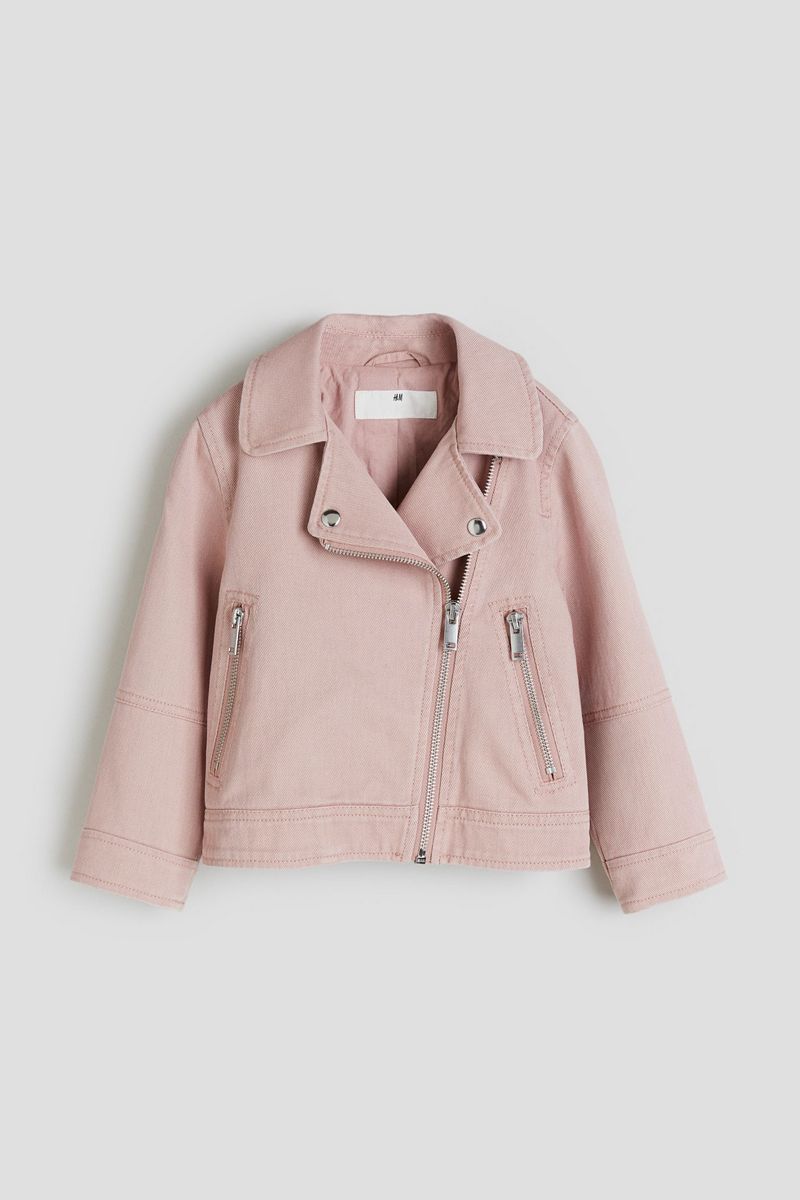 

Куртка кожаная детская H&M 1219316, розовый, 104, 1219316