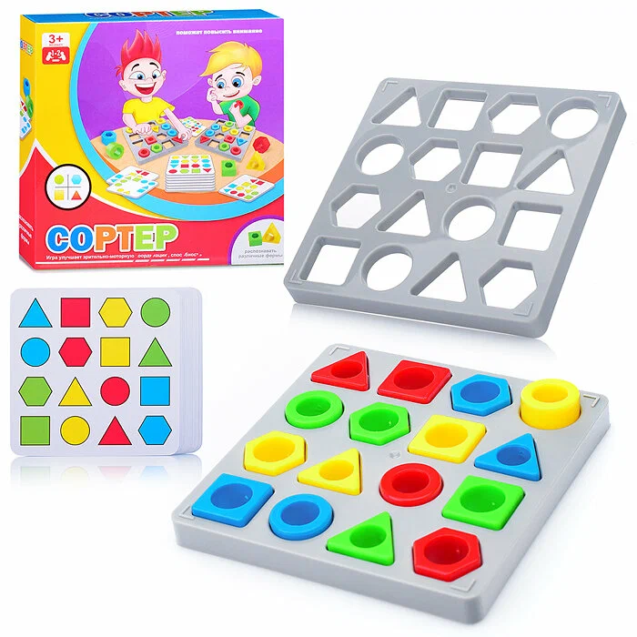 

Настольная игра 034 "Сортер" в коробке, Настольные игры