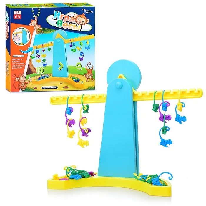 

Настольная игра 030 "Весы. Обезьянки" в коробке, Настольные игры
