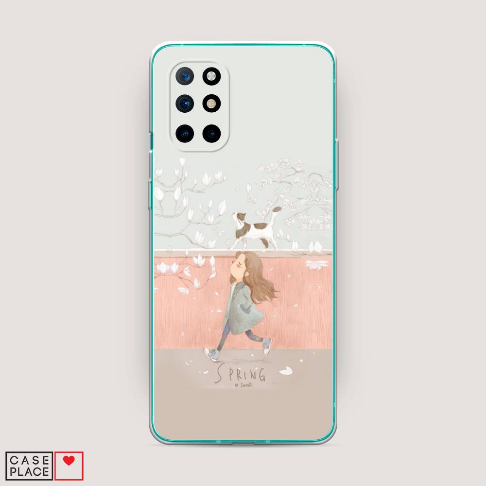 

Чехол Awog на OnePlus 8T / ВанПлас 8T "Девочка-весна", Серый, 151150-7