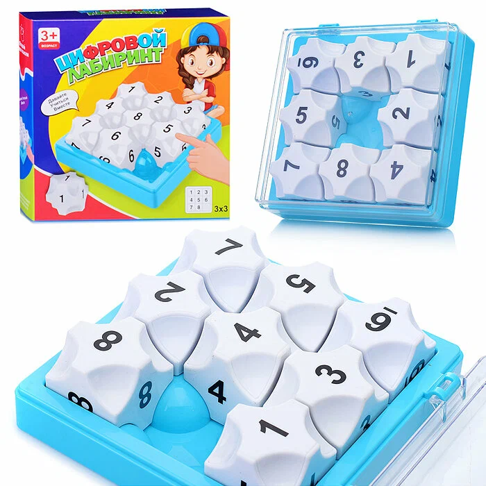 

Настольная игра 014 "Цифровой лабиринт" в коробке, Настольные игры