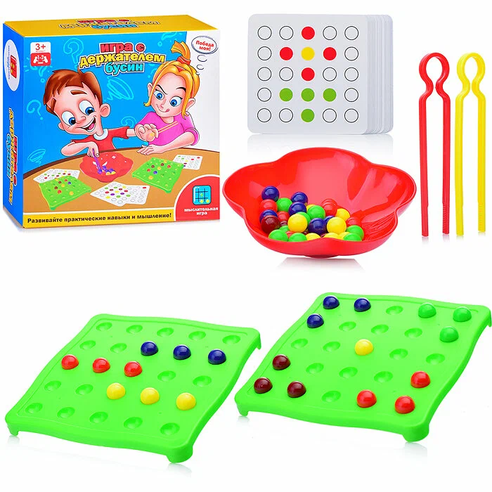 

Настольная игра 008 "Мозаика. Бусины" в коробке, Настольные игры