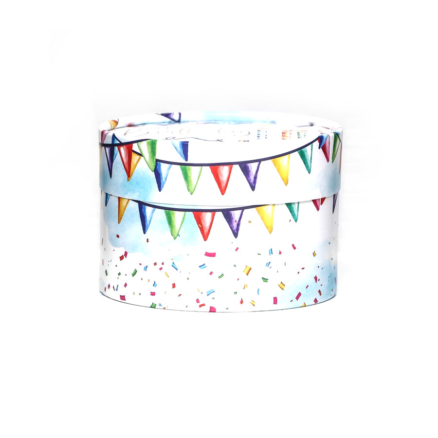 

Коробка Happy Birthday, завальцованная, 13 х 8,5 см, Разноцветный