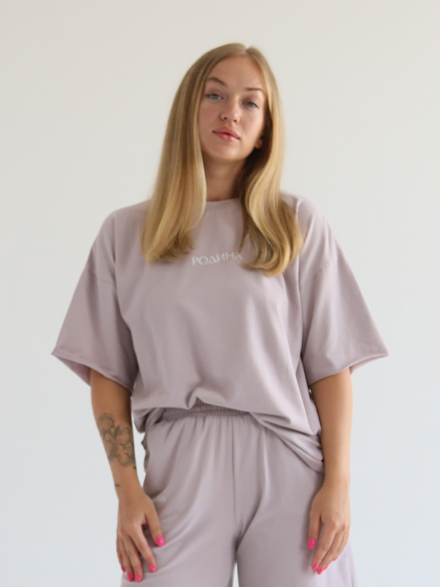 

Футболка женская Родина TEE_W-PRM_NEW_LOGO-016 серая XS, TEE_W-PRM_NEW_LOGO-016