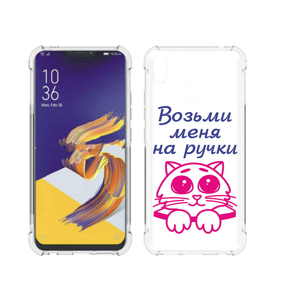 

Чехол MyPads Tocco для Asus ZenFone 5 мяу, Прозрачный, Tocco