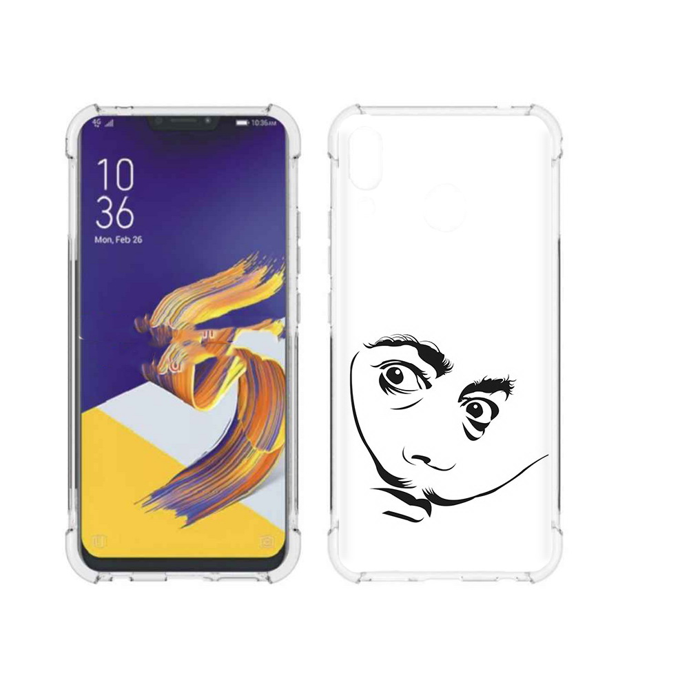 

Чехол MyPads Tocco для Asus ZenFone 5 мужчина с длинными усами, Прозрачный, Tocco