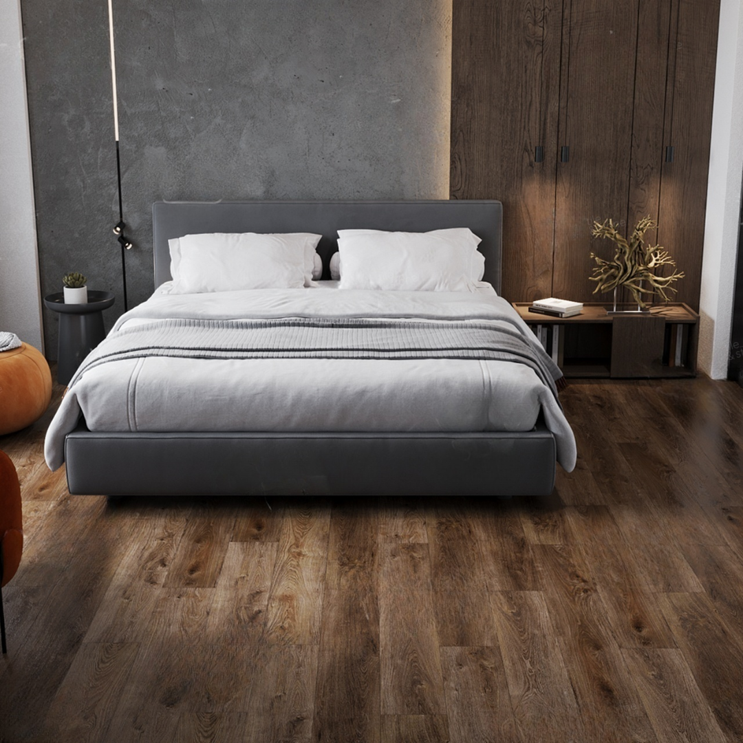 

Плитка ПВХ (SPC) Natisston ESSENTIAL 5002-02 Skog, 2,23 м2, толщиной 4 мм, Коричневый;черный, ESSENTIAL