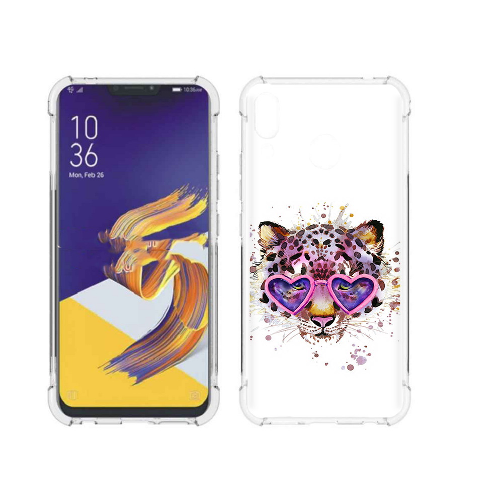 

Чехол MyPads Tocco для Asus ZenFone 5 модный леопард, Прозрачный, Tocco