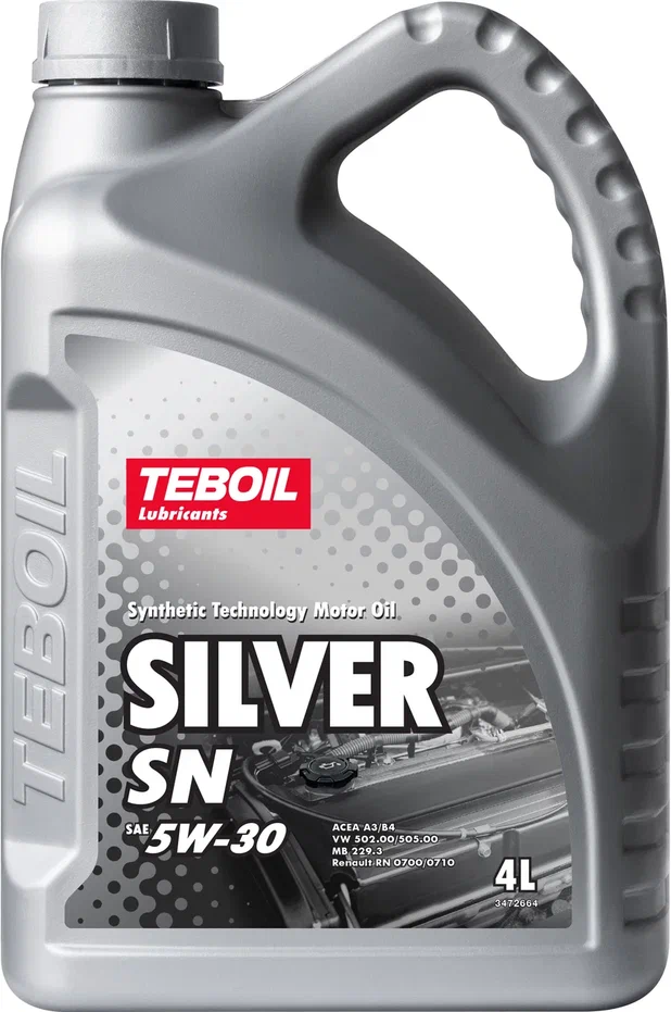 

Моторное масло Teboil полусинтетическое Silver SN 5W30 4л