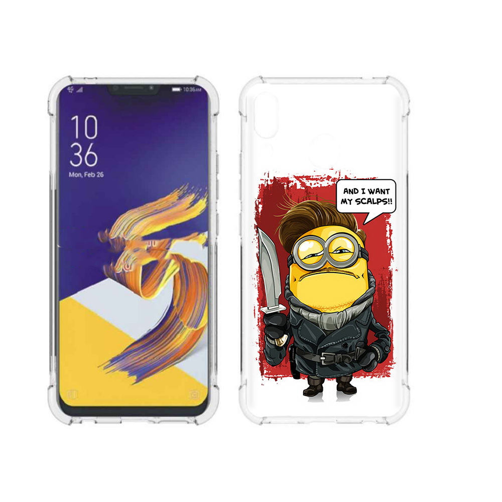 Чехол MyPads Tocco для Asus ZenFone 5 миньон убийца