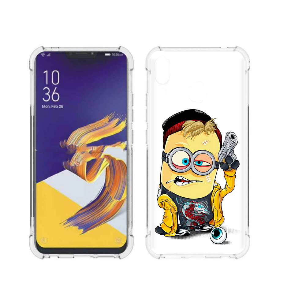 Чехол MyPads Tocco для Asus ZenFone 5 миньон бандит