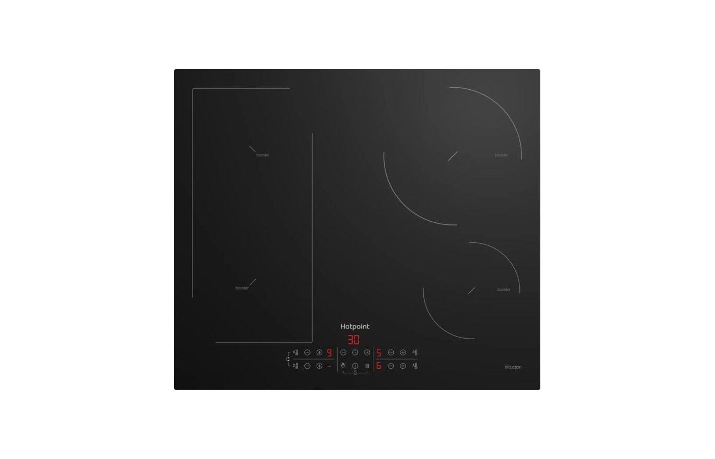 

Встраиваемая варочная панель электрическая Hotpoint HB 1560B NE черный, HB 1560B NE