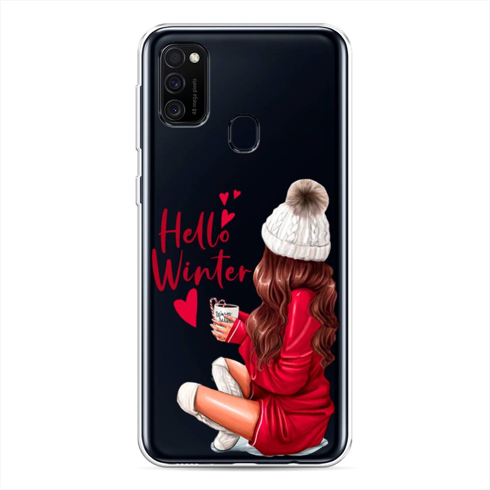 

Чехол для Samsung Galaxy M21/M30s "Hello winter", Красный;белый;коричневый, 29750-5