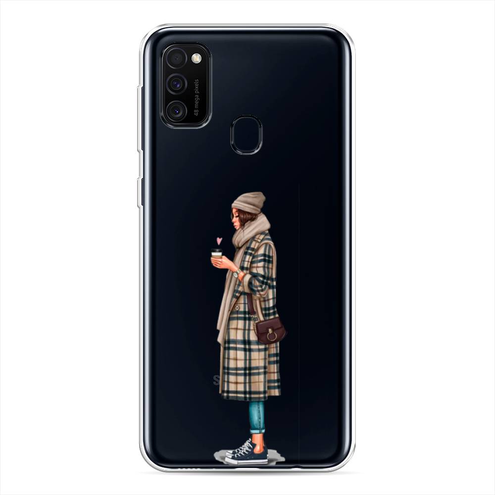 

Чехол для Samsung Galaxy M21/M30s "Утренний кофе", Коричневый;бежевый, 29750-6