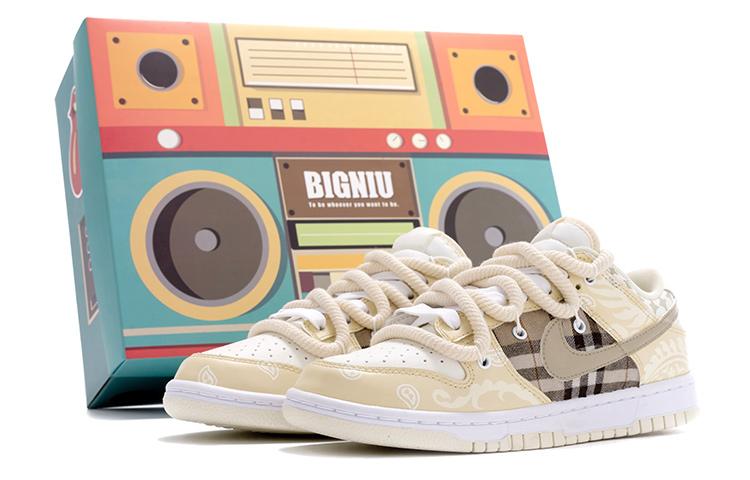 

Кеды унисекс Nike Dunk Low бежевые 45 EU, Бежевый, Dunk Low