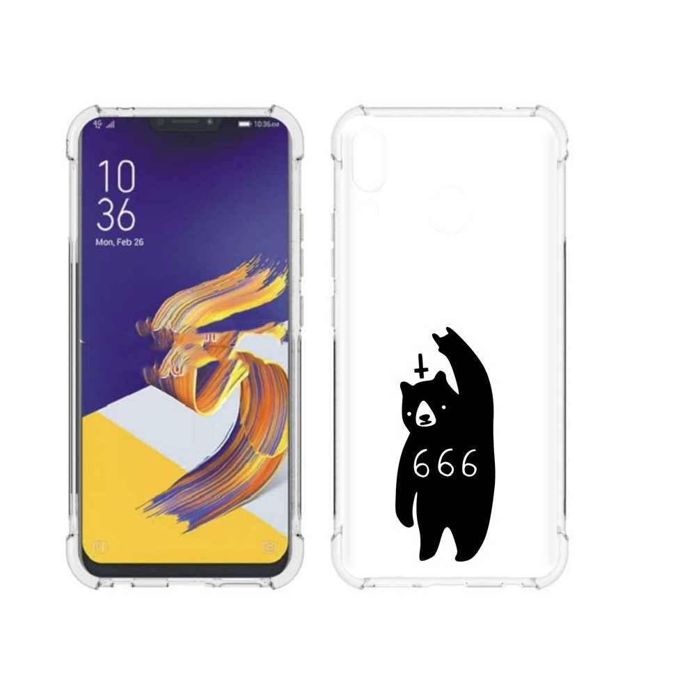 

Чехол MyPads Tocco для Asus ZenFone 5 медведь 666, Прозрачный, Tocco