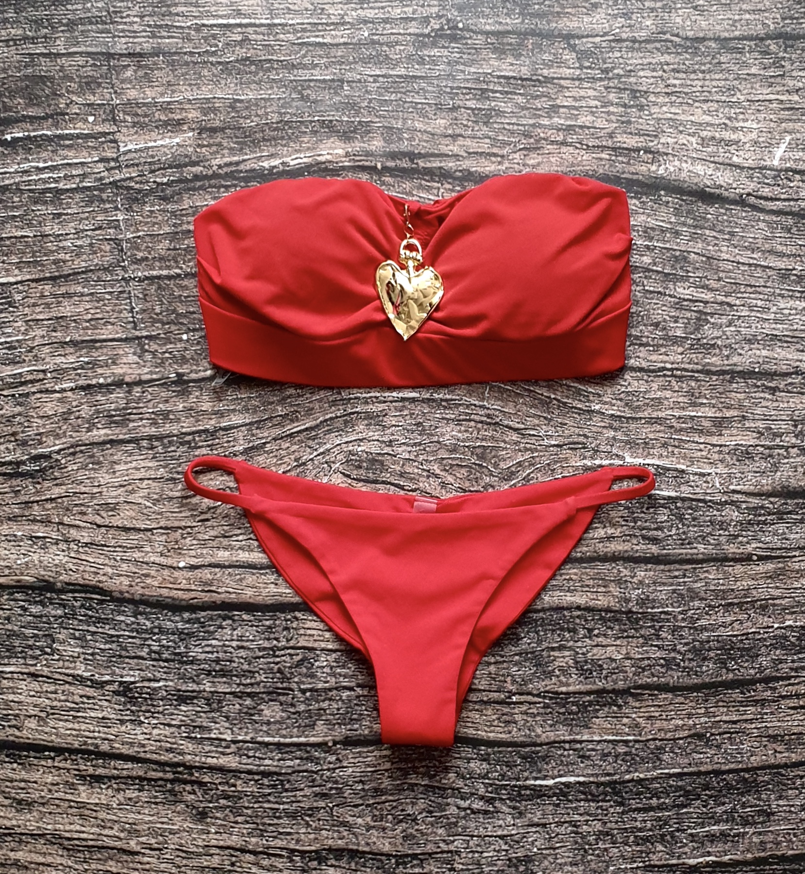 

Купальник раздельный женский Balibikini Джаст красный XL, Джаст