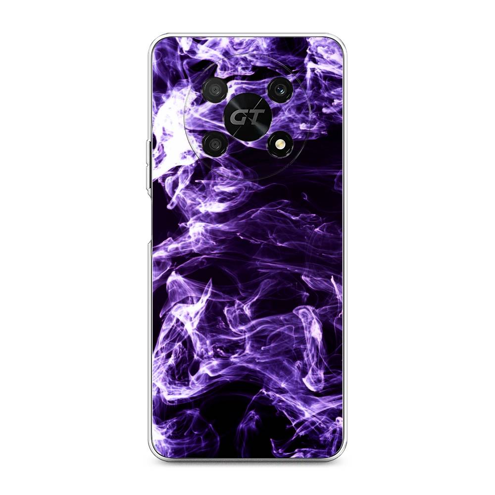 

Чехол на Honor X40 GT "Фиолетовый дым", Фиолетовый;белый;черный, 6120150-3