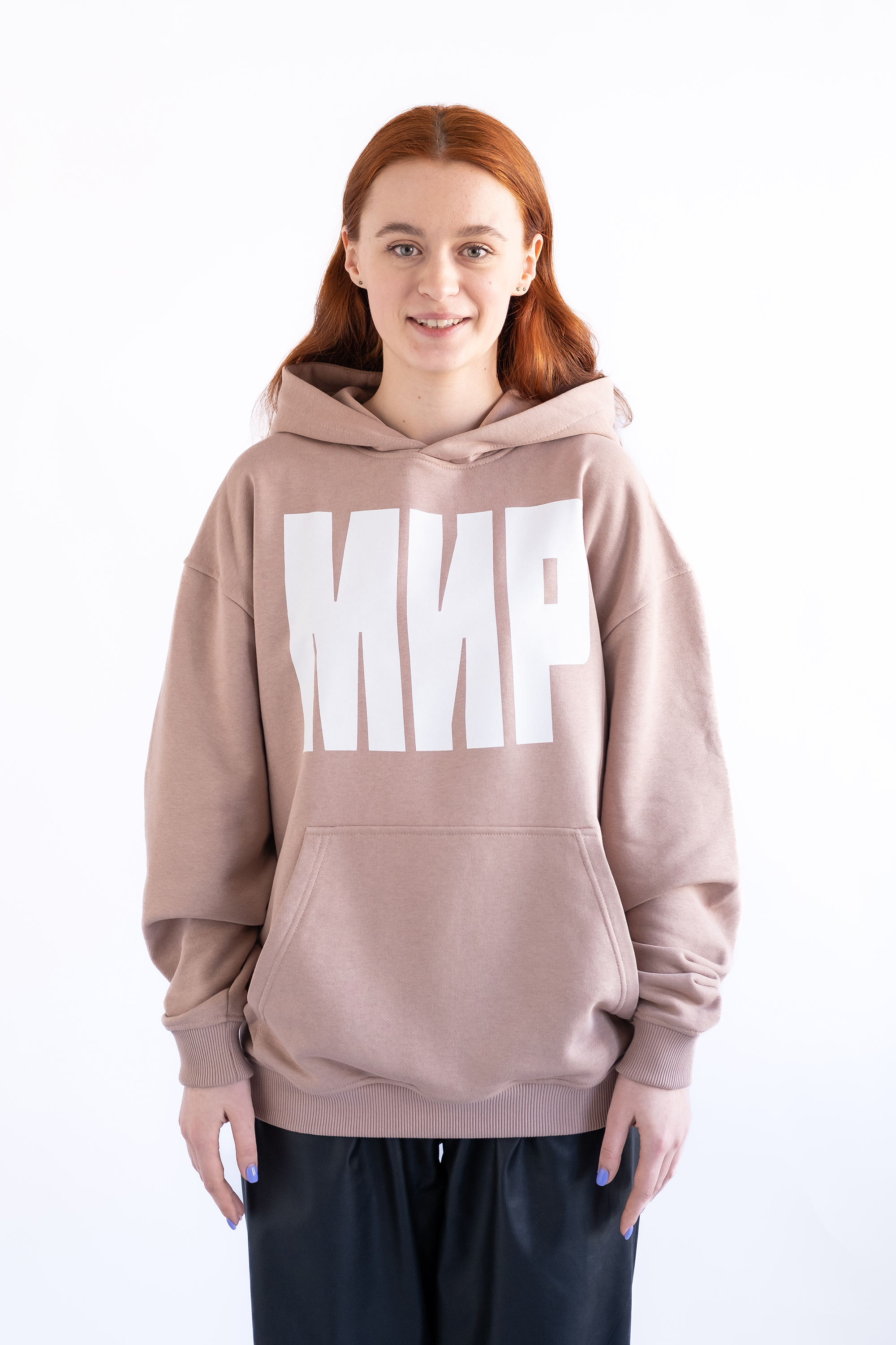 

Худи женское Родина HOOD_W-PEACE-012 коричневое M, HOOD_W-PEACE-012